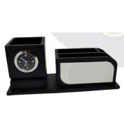 Painted Wooden Desk Organizer for Office Table and Study Desk, Decorative Utility Gift for Corporate Gifting, Storage Use and Stylish Desk Management
